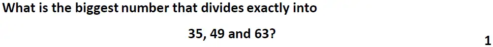 Question 22 - Reigate Grammar School – 13 Plus Maths Entrance Exam 2013 – Non-calculator