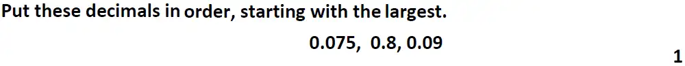 Question 15 - Reigate Grammar School – 13 Plus Maths Entrance Exam 2014 – Non-calculator