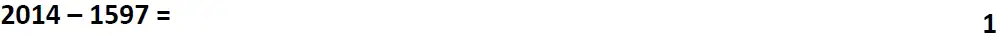 Question 02 - Reigate Grammar School – 13 Plus Maths Entrance Exam 2014 – Non-calculator