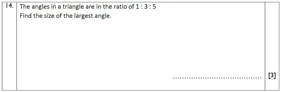 Question 13 - Reigate Grammar School - 13 Plus Maths Exam Paper 2018 - Non-calculator