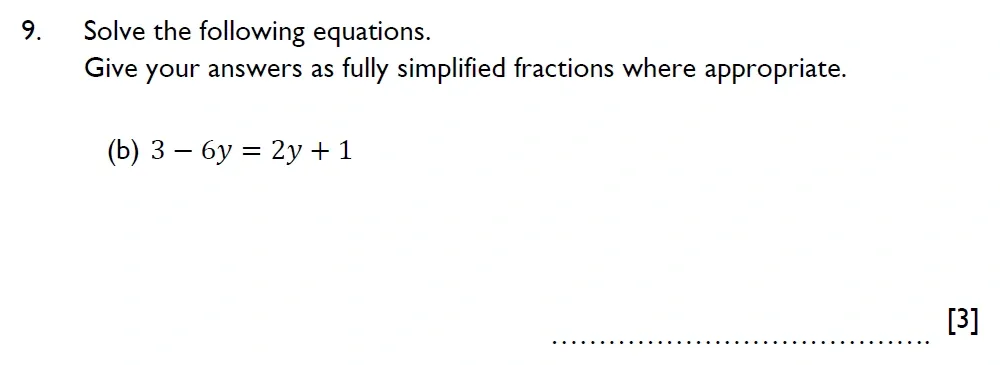 Question 09(b) - Reigate Grammar School 13 Plus Maths Sample Paper 2 - Calculator 2026
