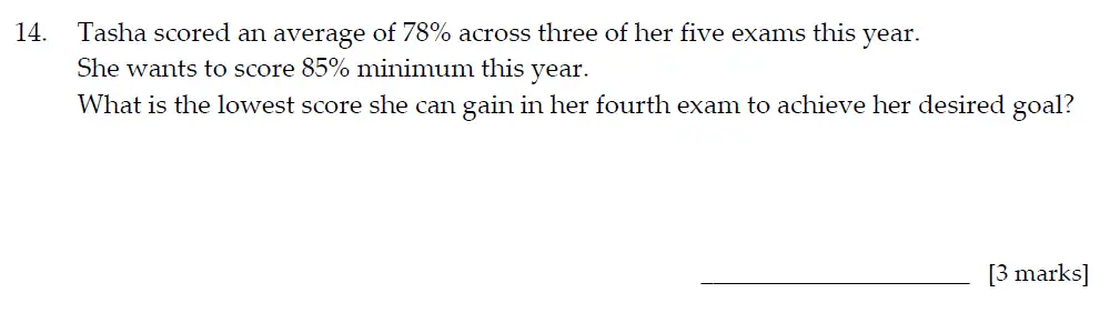Question 14 - Sevenoaks School – 13 Plus Entrance Exam Paper – 2021