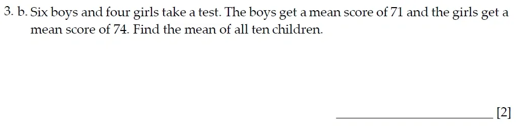 Question 03(b) - Sevenoaks School - 13 Plus Entrance Exam Paper - 2022