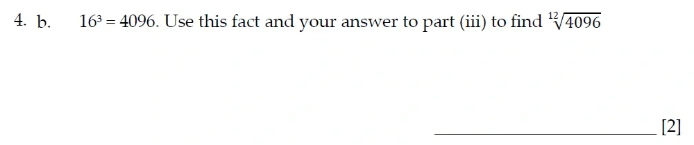 Question 04(b) - Sevenoaks School - 13 Plus Entrance Exam Paper - 2022