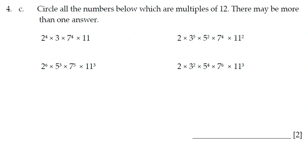 Question 04(c) - Sevenoaks School - 13 Plus Entrance Exam Paper - 2022