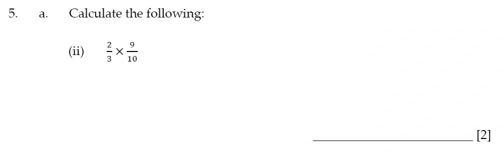 Question 05(a(ii)) - Sevenoaks School - 13 Plus Entrance Exam Paper - 2022