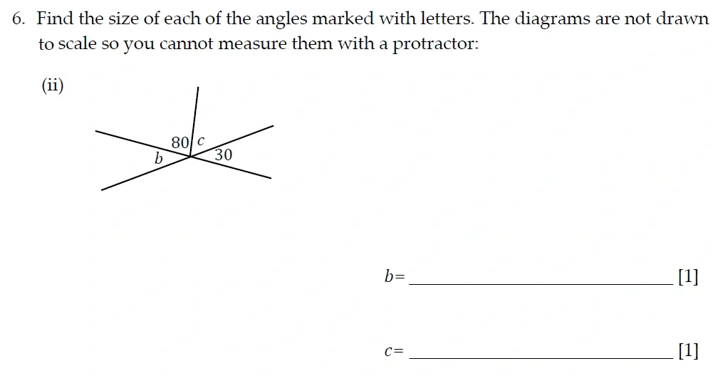 Question 06(ii) - Sevenoaks School - 13 Plus Entrance Exam Paper - 2022