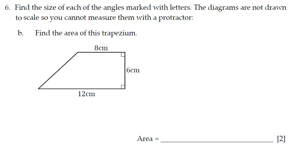 Question 06(c) - Sevenoaks School - 13 Plus Entrance Exam Paper - 2022