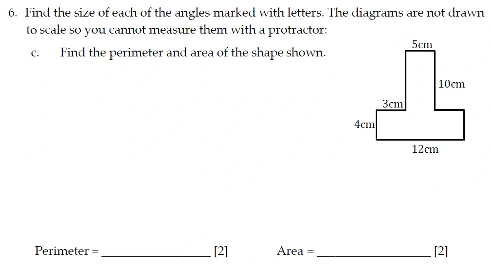 Question 06(c) - Sevenoaks School - 13 Plus Entrance Exam Paper - 2022