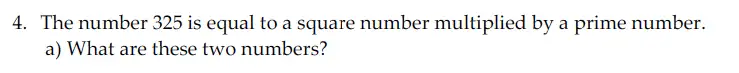 Question 4(a) - Sevenoaks School – Year 9 Maths Sample Paper 2010