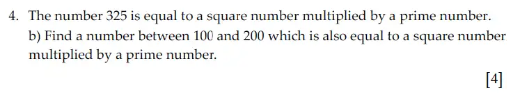Question 4(b) - Sevenoaks School – Year 9 Maths Sample Paper 2010