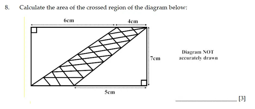 Question 8 - Sevenoaks School – Year 9 Maths Sample Paper 2015