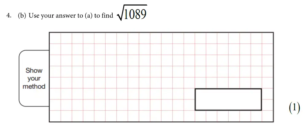 Question 4(b) - St Alban's School – 13 Plus Maths Exam Paper 2019