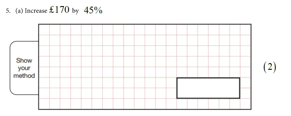 Question 5(a) - St Alban's School – 13 Plus Maths Exam Paper 2019