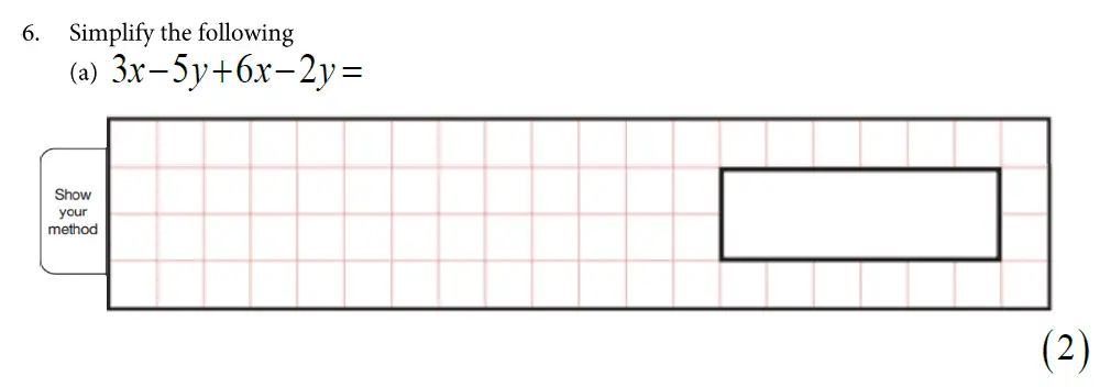Question 6(a) - St Alban's School – 13 Plus Maths Exam Paper 2019