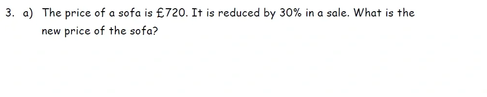 Question 03(b) - St Francis College Year 9 Maths Practice Extrance Paper
