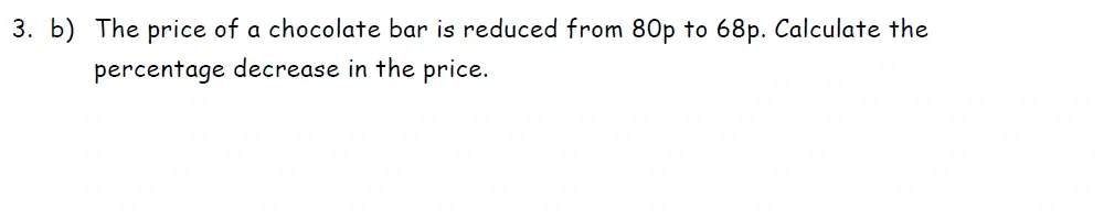 Question 03(b) - St Francis College Year 9 Maths Practice Entrance Paper 2026