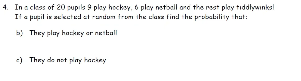 Question 04(b, c) - St Francis College Year 9 Maths Practice Entrance Paper 2026