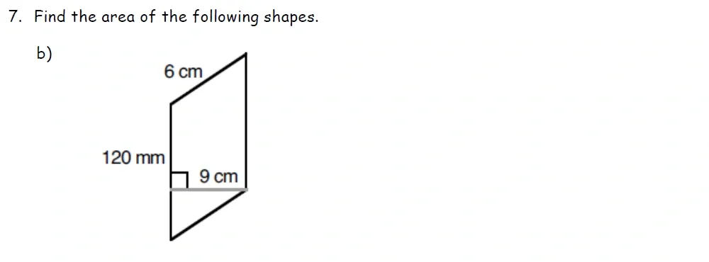 Question 07(b) - St Francis College Year 9 Maths Practice Extrance Paper