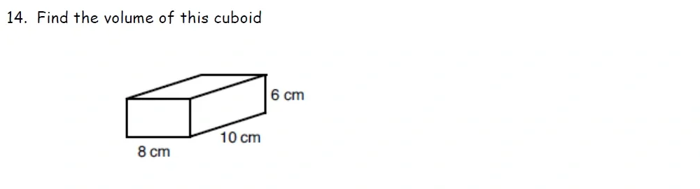 Question 14 - St Francis College Year 9 Maths Practice Extrance Paper