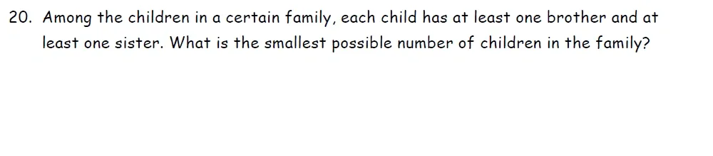 Question 20 - St Francis College Year 9 Maths Practice Extrance Paper