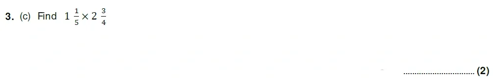 Question 03(c) - Taunton School 13 Plus Academic Scholarships Maths Sample Paper
