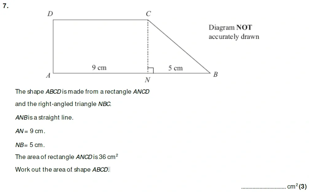 Question 07 - Taunton School 13 Plus Academic Scholarships Maths Sample Paper