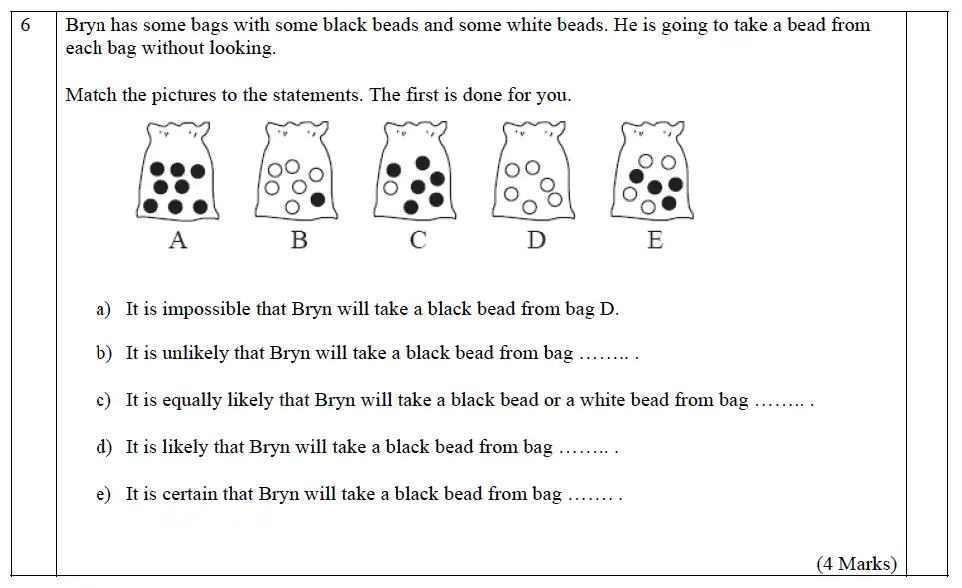 Question 07 - The John Lyon School – 13 Plus Maths Entrance Exam 2011