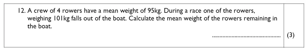 Question 12 - The John Lyon School – 13 Plus Maths Sample Paper 2023