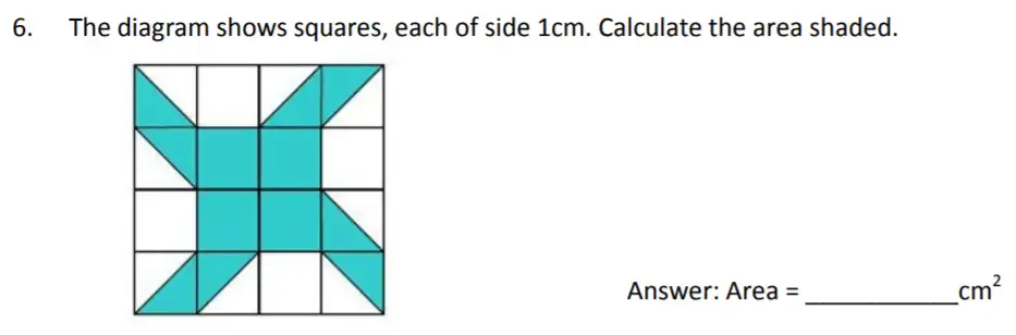Question 6 - The Perse Upper School – Year 9 Maths Specimen Paper 3 2023
