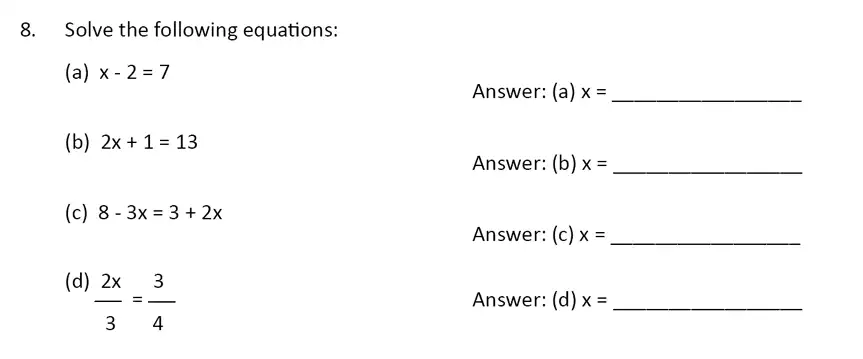 Question 8 - The Perse Upper School – Year 9 Maths Specimen Paper 5 2023