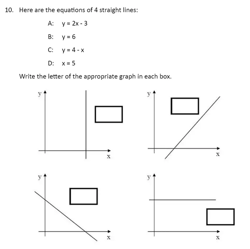 Question 10 - The Perse Upper School – Year 9 Maths Specimen Paper 5 2023