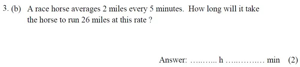 Question 3(b) - Tonbridge School - 13 Plus Maths Year 9 Sample B 2023