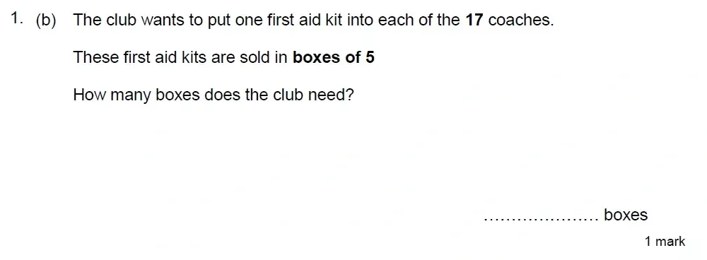 Question 01(b) - Truro School 13 Plus Maths Sample Paper 2026