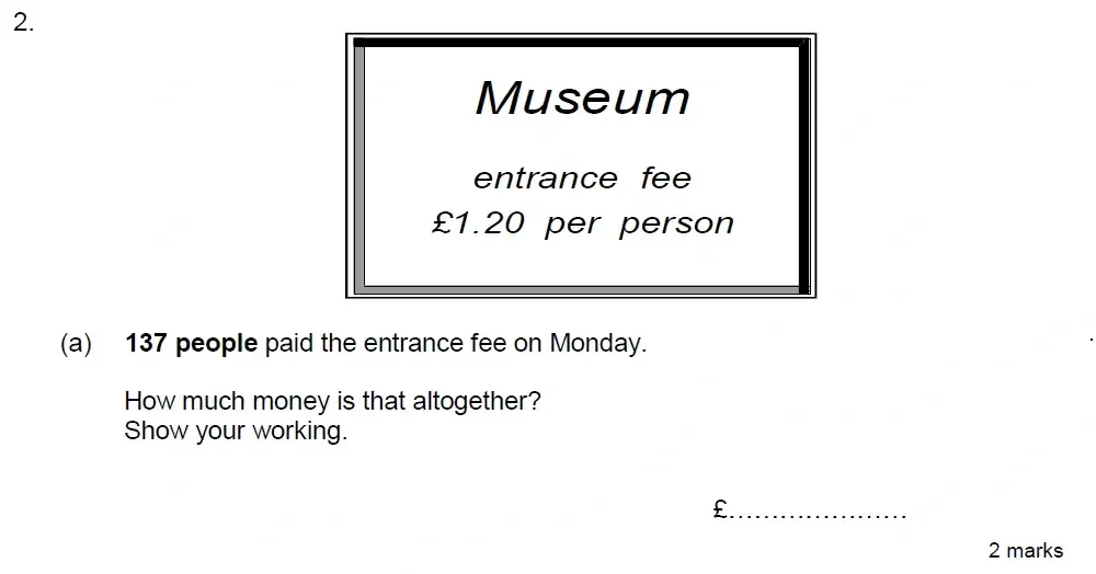 Question 02(a) - Truro School 13 Plus Maths Sample Paper 2026