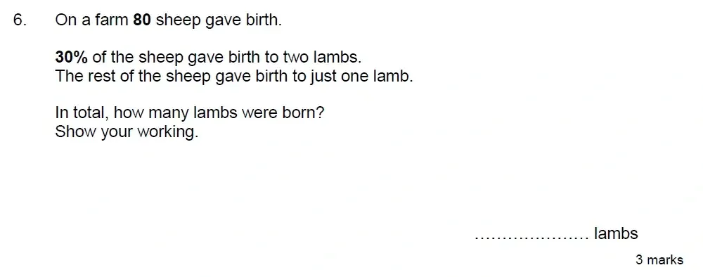 Question 06 - Truro School 13 Plus Maths Sample Paper