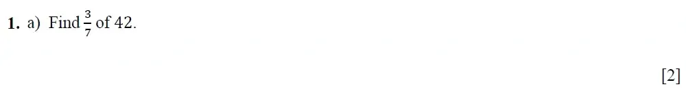 Question 01(a) - Winchester College 13 Plus Maths Entrance Examination 2022