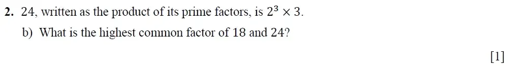 Question 02(b) - Winchester College 13 Plus Maths Entrance Examination 2022