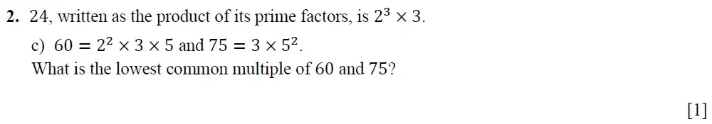 Question 02(c) - Winchester College 13 Plus Maths Entrance Examination 2022