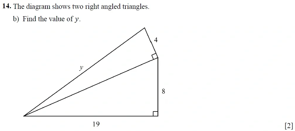 Question 14(b) - Winchester College 13 Plus Maths Entrance Examination 2022