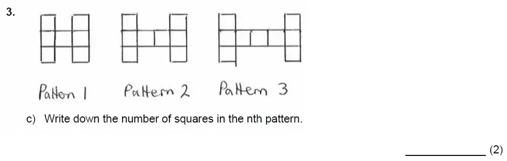 Question 03(c) - Benenden School 13 Plus Scholarship Maths Paper 2023