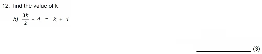 Question 12(b) - Benenden School 13 Plus Scholarship Maths Paper 2023