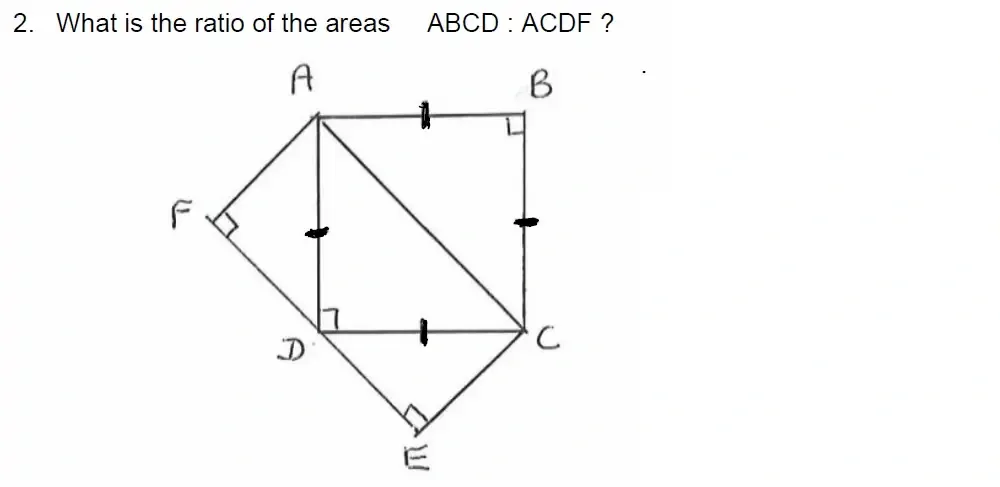 Question 02 - Benenden School 13 Plus Scholarship Maths Paper 2023