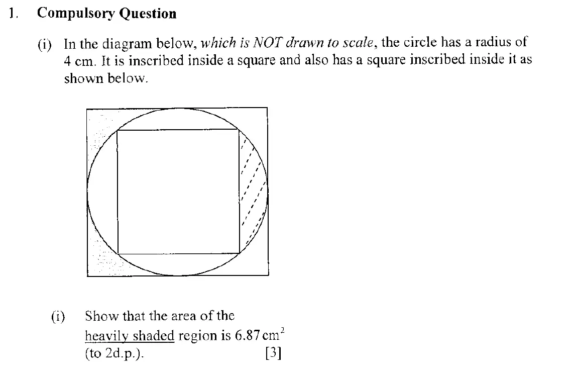 Question 18 - Eton College – 13 Plus Scholarship Exam 2006 – Maths A