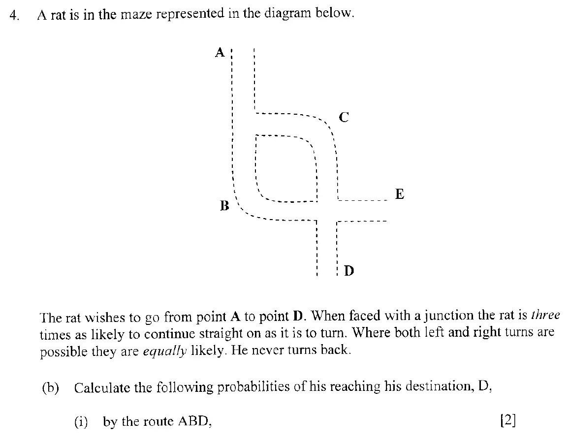 Question 31 - Eton College – 13 Plus Scholarship Exam 2006 – Maths A