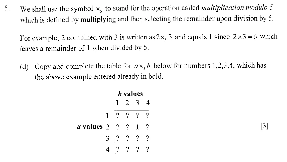 Question 37 - Eton College – 13 Plus Scholarship Exam 2006 – Maths A