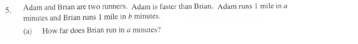Question 12 - Eton College – 13 Plus Scholarship Exam 2006 – Maths B