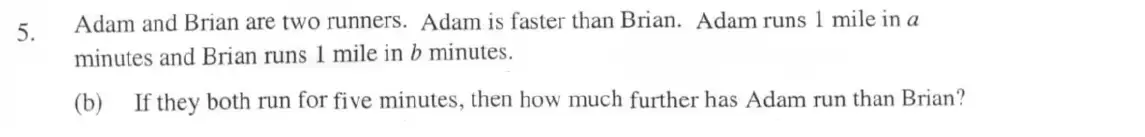 Question 13 - Eton College – 13 Plus Scholarship Exam 2006 – Maths B