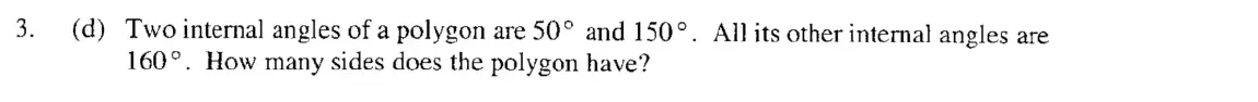 Question 8 - Eton College – 13 Plus Scholarship Exam 2006 – Maths B