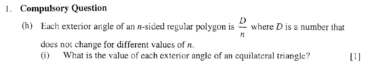 Question 12 - Eton College – 13+ Scholarship Exam 2007 – Maths A